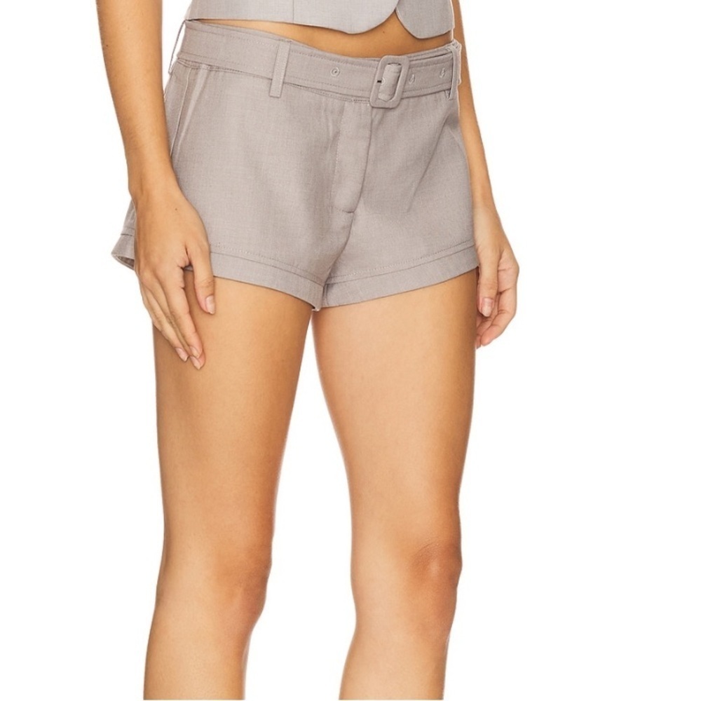 Lioness Gray Mini Shorts - Picture 2 of 3